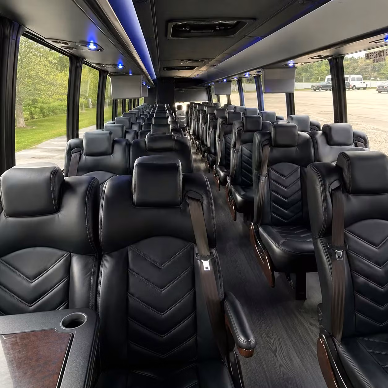 28 passenger minibus interior