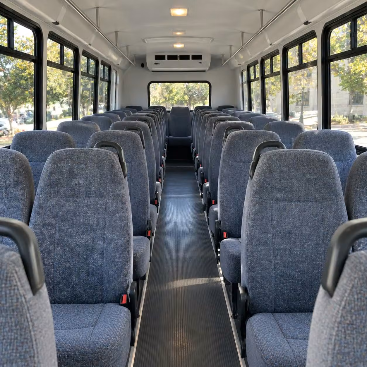 30 passenger minibus interior