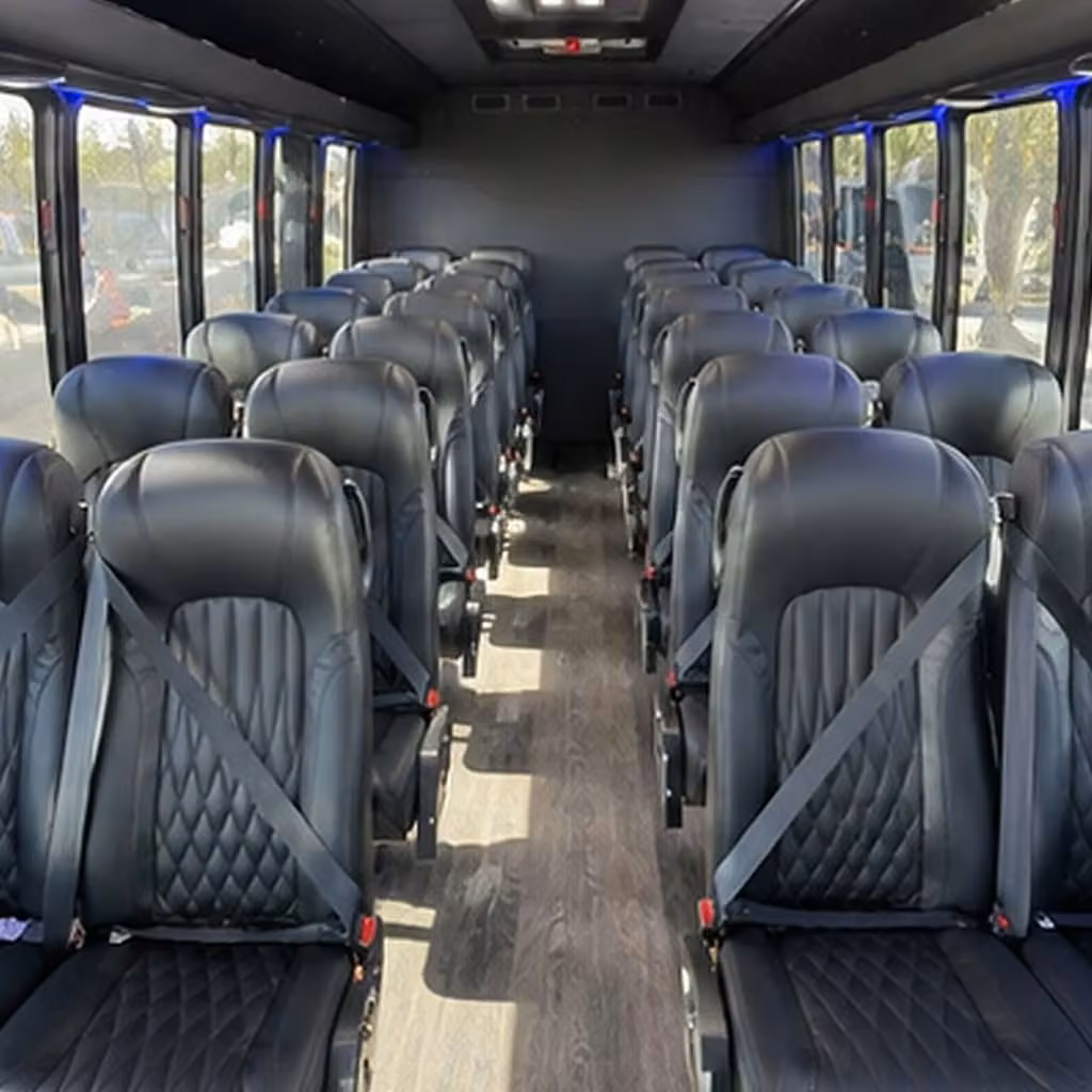 35 passenger minibus inside