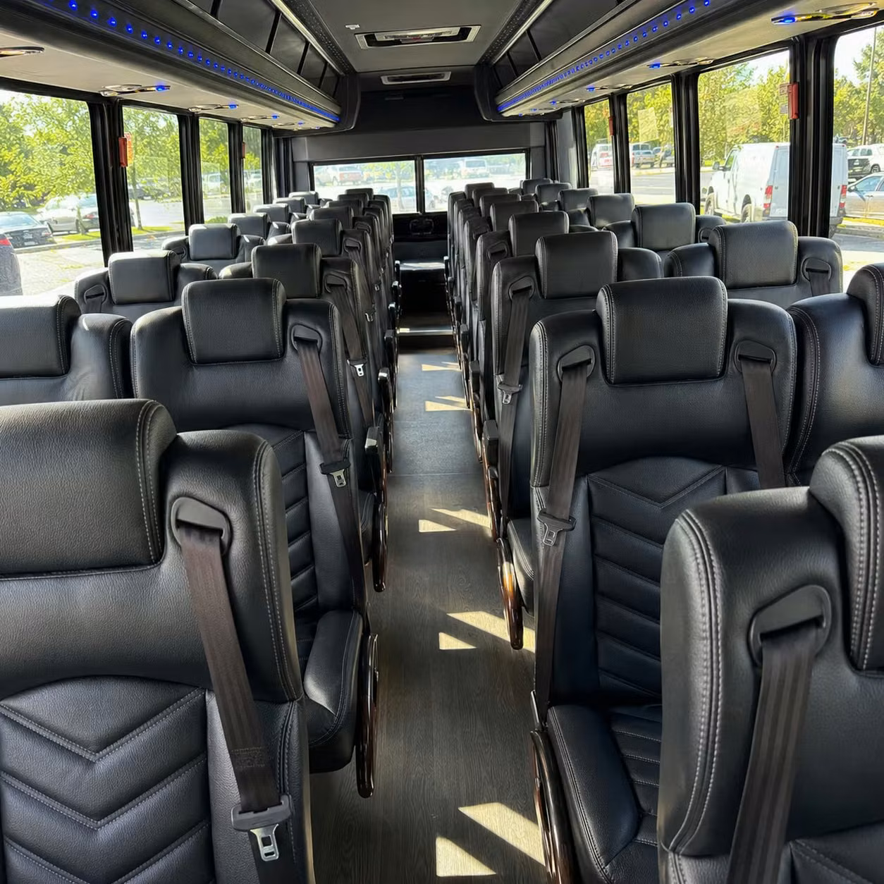 35 passenger minibus interior