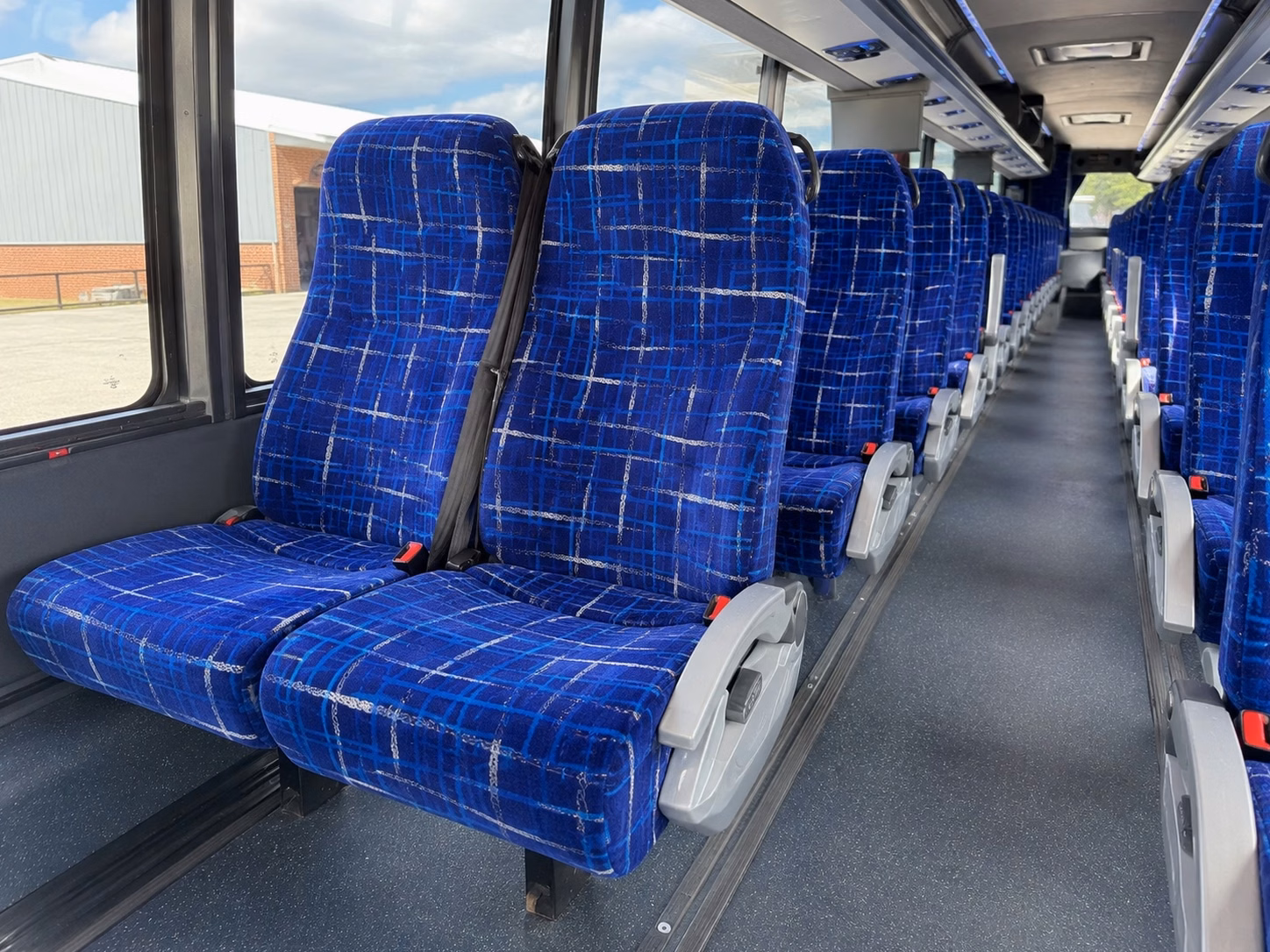 san jose charter bus interior