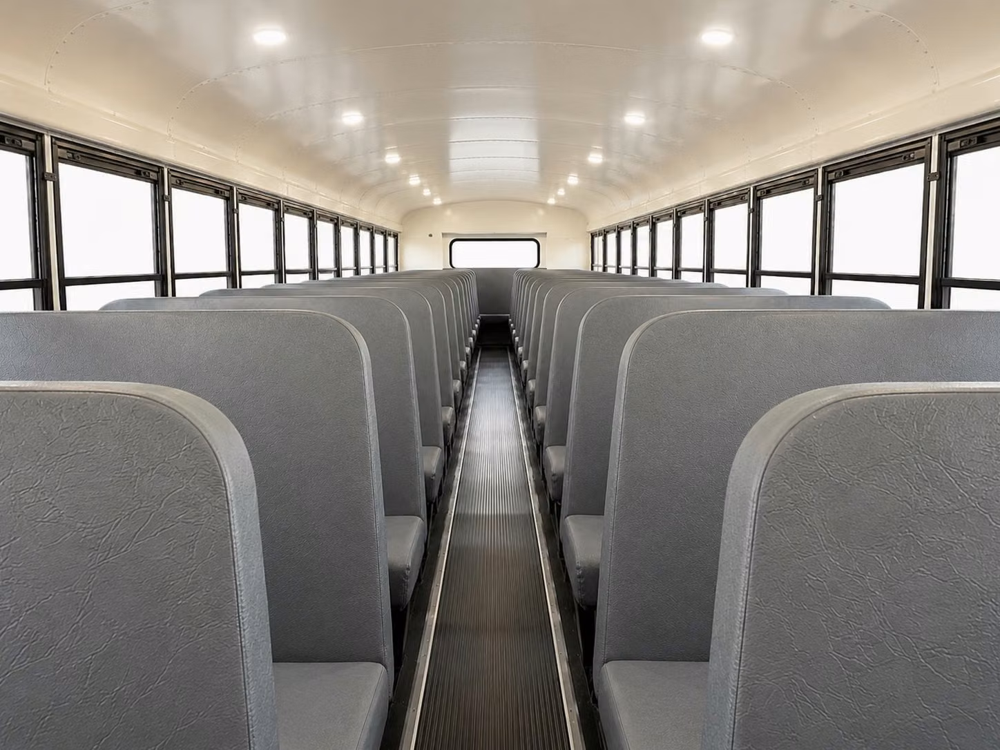 school bus inside
